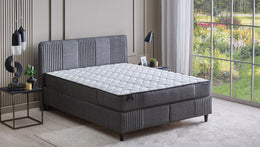 Boxspringbett mit Federkernmatratze “Wool Sense Set“, mit Bettkasten