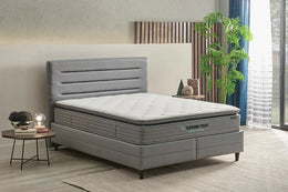 Bett inkl Federkernmatratze Supreme Pedic Set mit Staurau
