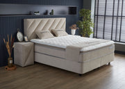 Shinebedd Das Premium Boxspringbett mit Hybrid Matratze und Stauraum