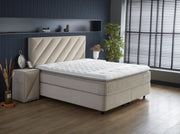 Shinebedd Das Premium Boxspringbett mit Hybrid Matratze und Stauraum