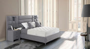 Box spring bed with “Ergocoil Infinity Pro” box spring mattress for back sleepers and side sleepers