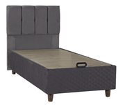 Boxspringbett ELENA Antrazit Eleganz Komfort und Stauraum perfekt vereint