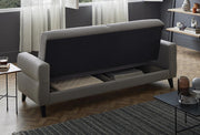 Sofa, upholstered group Astera, 3 seater, 2 seater and armchair, including sofa cushions
