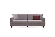 Sofa, upholstered group Astera, 3 seater, 2 seater and armchair, including sofa cushions