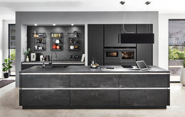 Buy handleless fitted kitchens from Nobilia in Switzerland