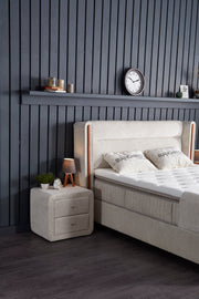 BiancaBedd – Elegantes Bett & Komfort-Matratzen-Set