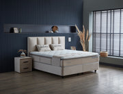 BirdyBedd Stauraumbett / Boxspringbett – SkyBedd Nordic Serie in Beige