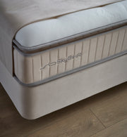 BirdyBedd Stauraumbett / Boxspringbett – SkyBedd Nordic Serie in Beige