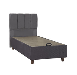 Boxspringbett ELENA Antrazit Eleganz Komfort und Stauraum perfekt vereint